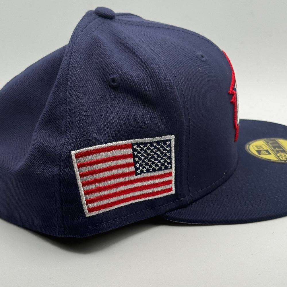 New Era 59FIFTY USA World Baseball Classic 2023 Fitted Hat Navy Blue 7 5/8 - Picture 7 of 8